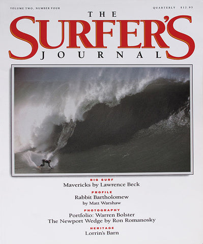 Cover of The Surfers Journal with picture Jeff Mavericks surfing Mavericks
