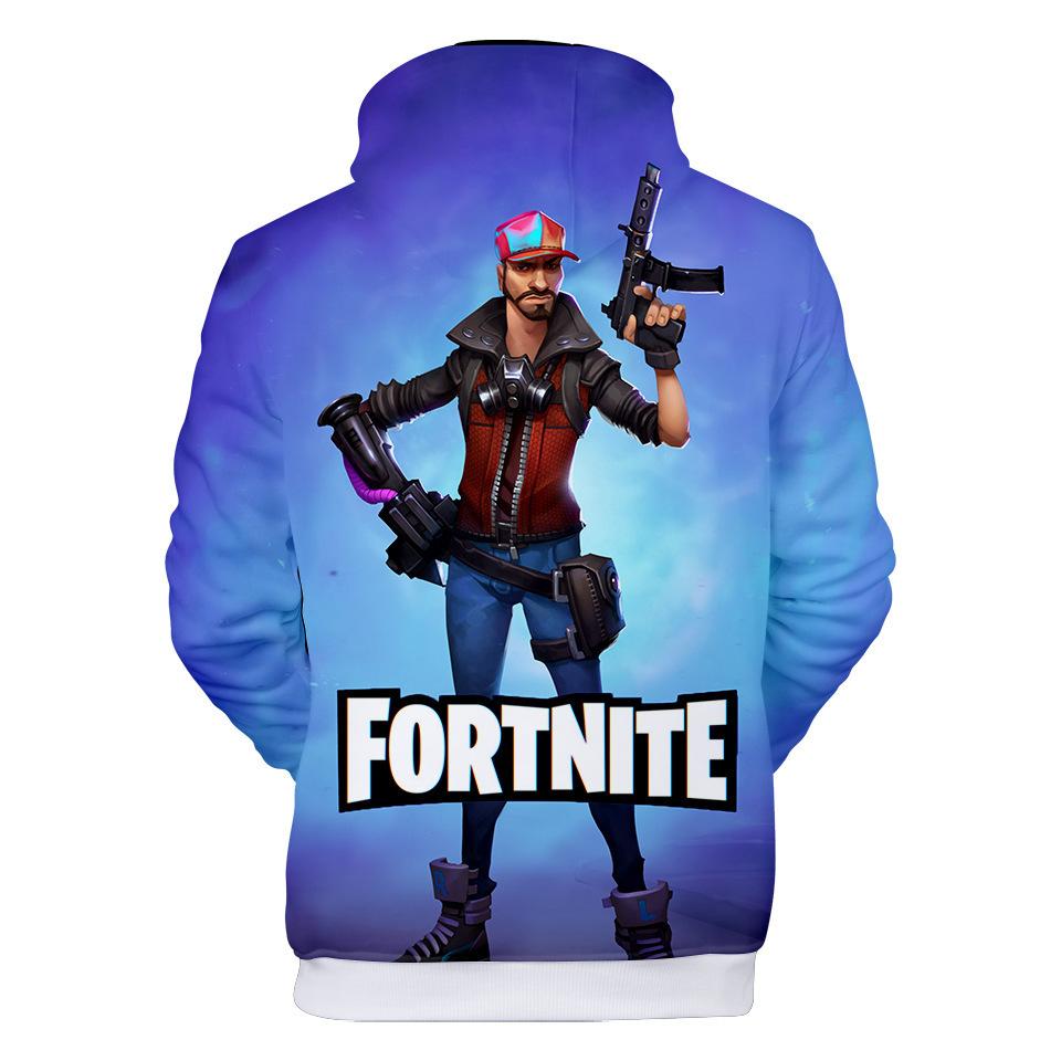 fortnite print long sleeve pullover