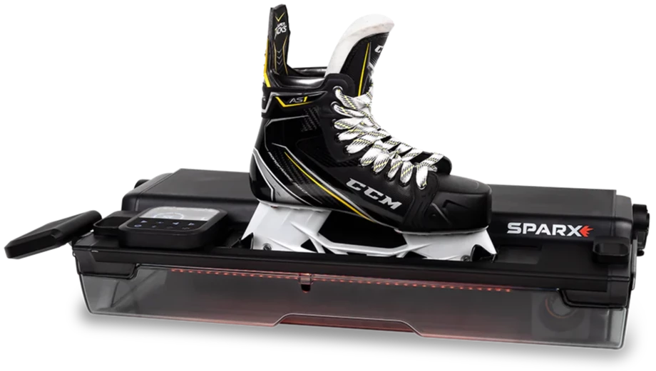 Sparx Hockey Skate Home Sharpener Review (First time using) DuPraw  Powerskating 