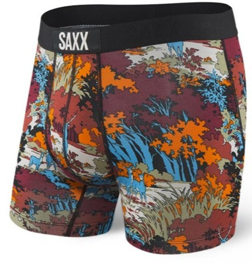SAXX Vibe Boxer Modern Fit Teal Deep Woods –