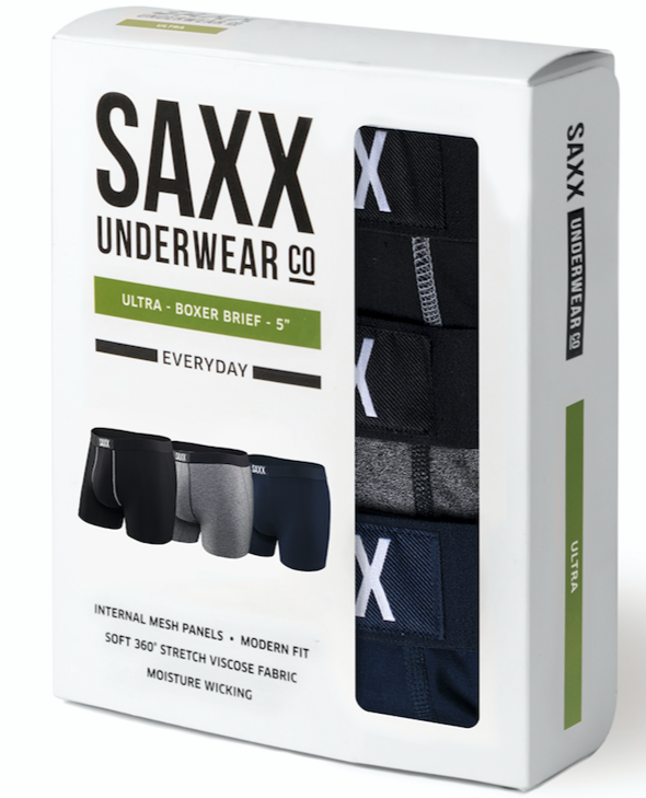 SAXX Undercover Boxer Brief Fly Grey Heather –