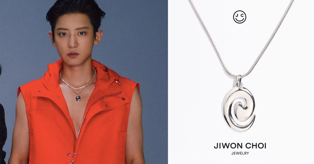 EXO wearing a necklace by JIWON CHOI