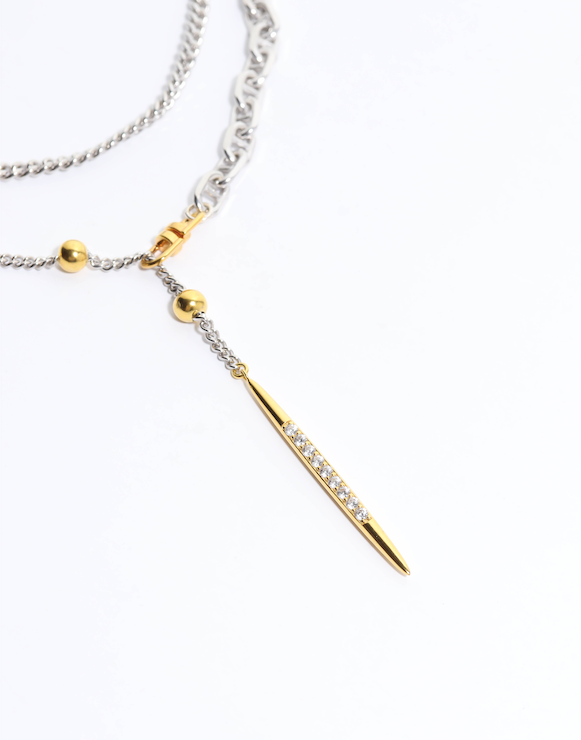 Custom Necklace for EXO Chanyeol designed by korean jewelry brand, JIWON CHOI.