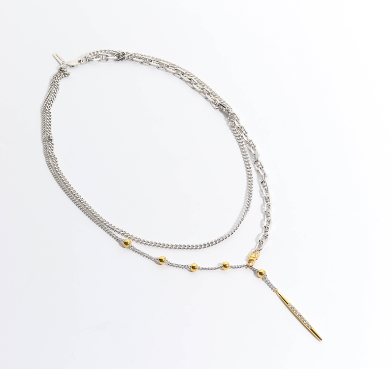Custom Necklace for EXO chanyeol designed by Korean jeweler JIWON CHOI