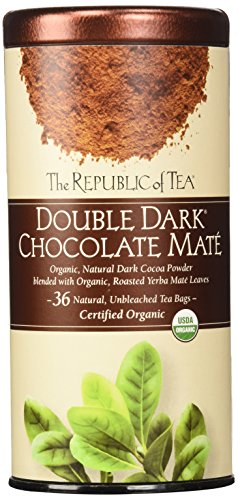 The Republic of Tea, Double Dark Chocolate Mate, 36 Count