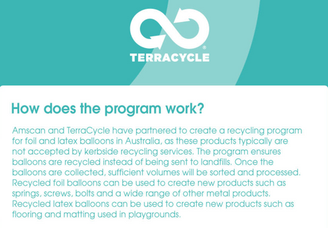 terracycle recycling balloons