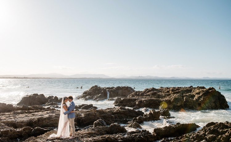 wedding at the pass byron bay