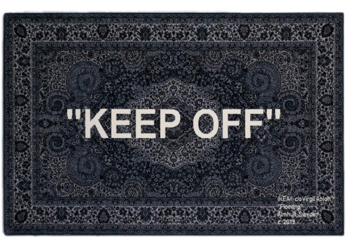 x IKEA "KEEP OFF" CM Grey/White – 507Kickz