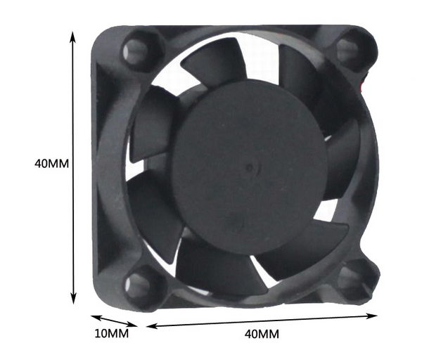 Cooler 12v Radial Turbo Fan 5015 - 2 Fios