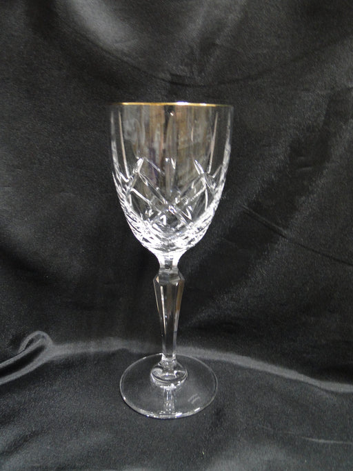 Set of 8 Cut Criss Cross Crystal Stem Champagne Glasses, Clear, Heavy,  Vintage