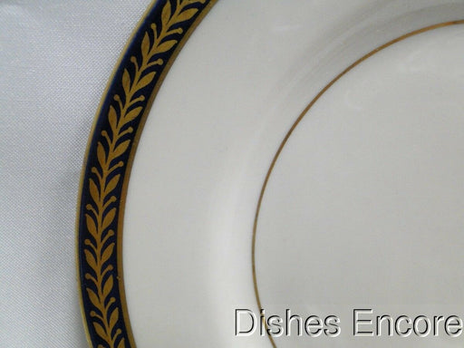 Haviland (New York) Lauria, Cobalt w/Gold Laurel: Cream Soup Bowl