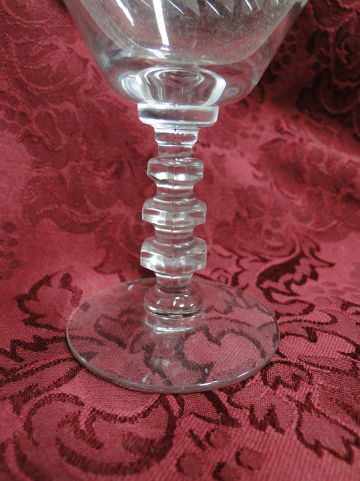 4 Vintage Etched Crystal Cocktail Glasses, Tiffin Franciscan