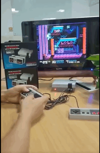 Consola de juegos retro de TV - 520/600 juegos clásicos - Teeny Bumps