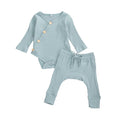 Baby Girls / Boys Bodysuit Trousers & Hat Set (Age 3M-24M)