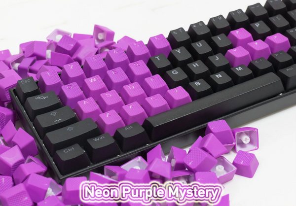 Tfue Fortnite Neon Purple Rubber Keycaps 22 Neon Backlit Tai Hao Duc Entegron