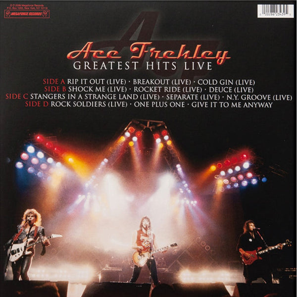 Ace Frehley - Ace Hits Live Black/Clear/Silver 2LP – Entegron LLC