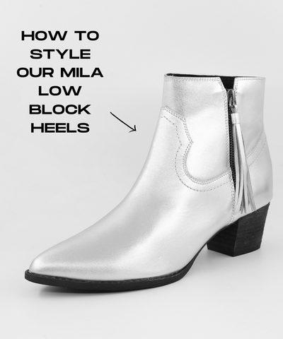 How to style silver boots
