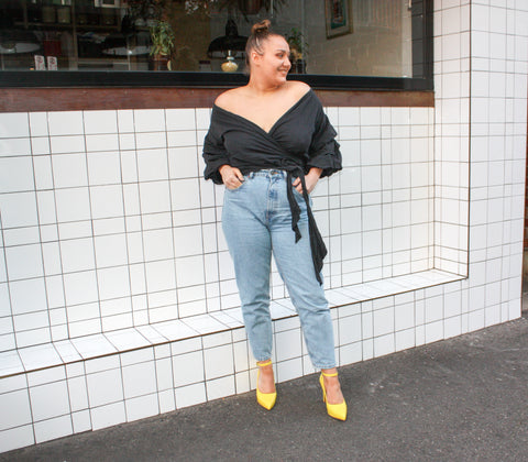 Outfit Inspiration: Grey Skater Dress & Yellow Pumps — Arteresa Lynn