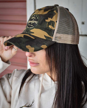 Country Rebel Ponytail Hat O/S – OFF-ROAD VIXENS CLOTHING CO.