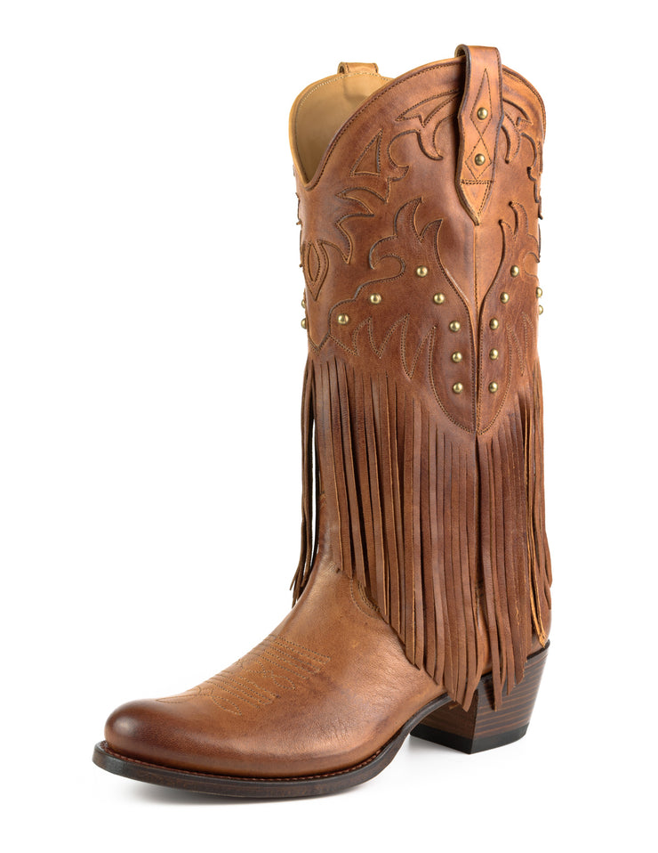 Boots with Fringes 2475 FADO CUERO