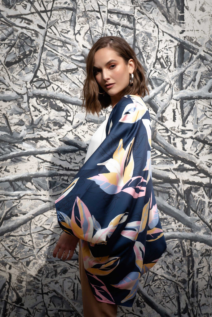 Kimono Flores Navy – OchoCinco