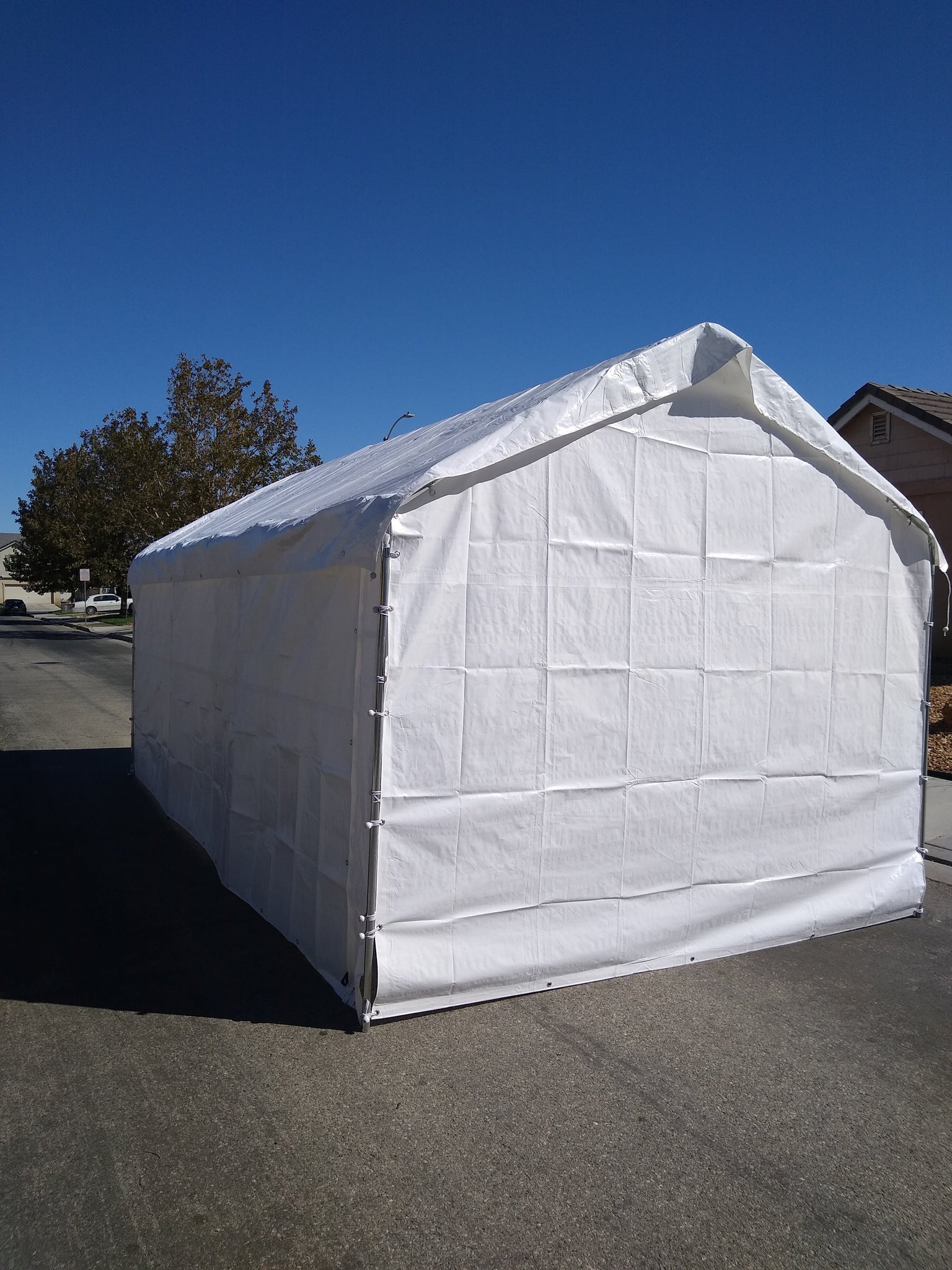 10x10 Heavy Duty Enclosed Canopy (Free Shipping) Jgtarpsandcanopies