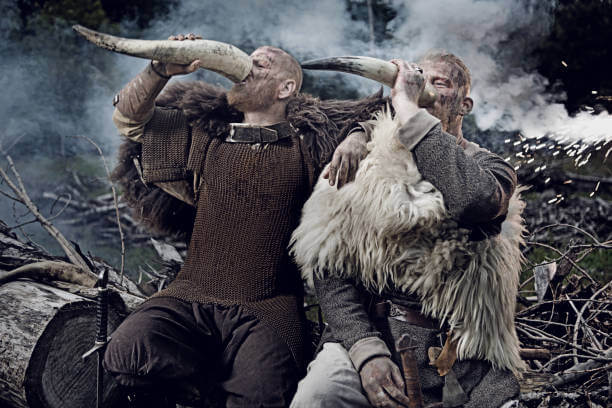 cuernos vikingos de bebida