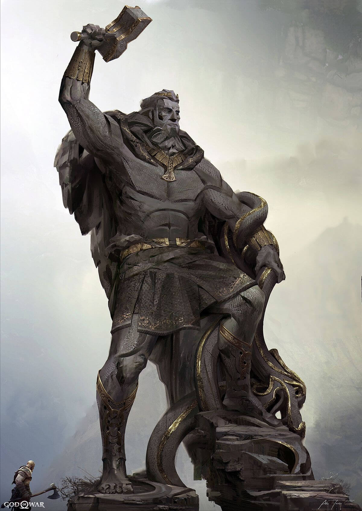 estatua thor
