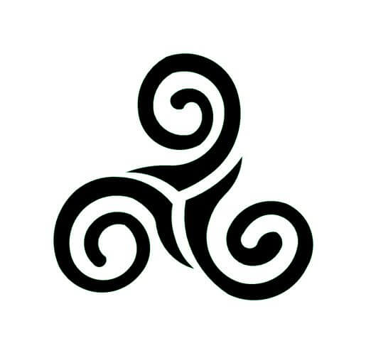 simbolo trisquel celta
