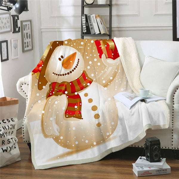 Christmas Blanket  Christmas Fleece Throw Blanket for Adult and Kids - Homeywow