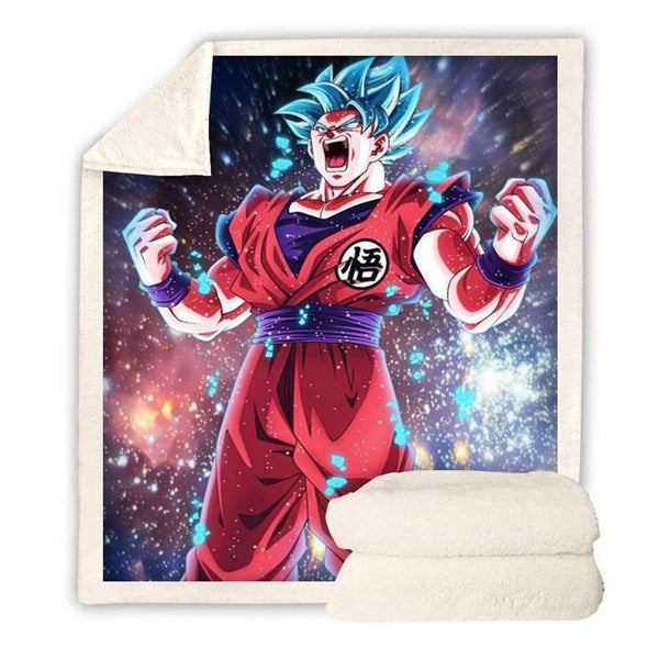 Dragon Ball Z Plush Throw Blanket