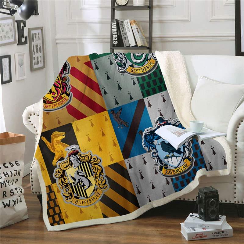 Harry Potter Throw Blanket Harry Potter Fleece Blanket for Adults and