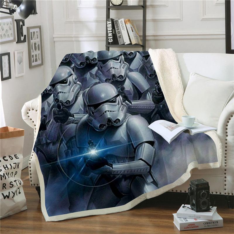 star wars plush blanket