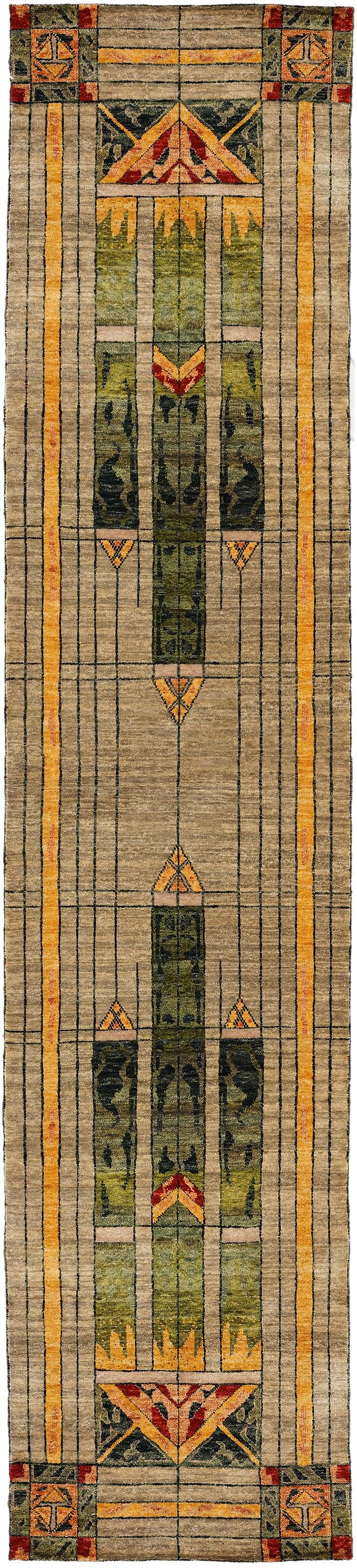 rugs with a stained glass design