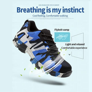 breathing safety shoes