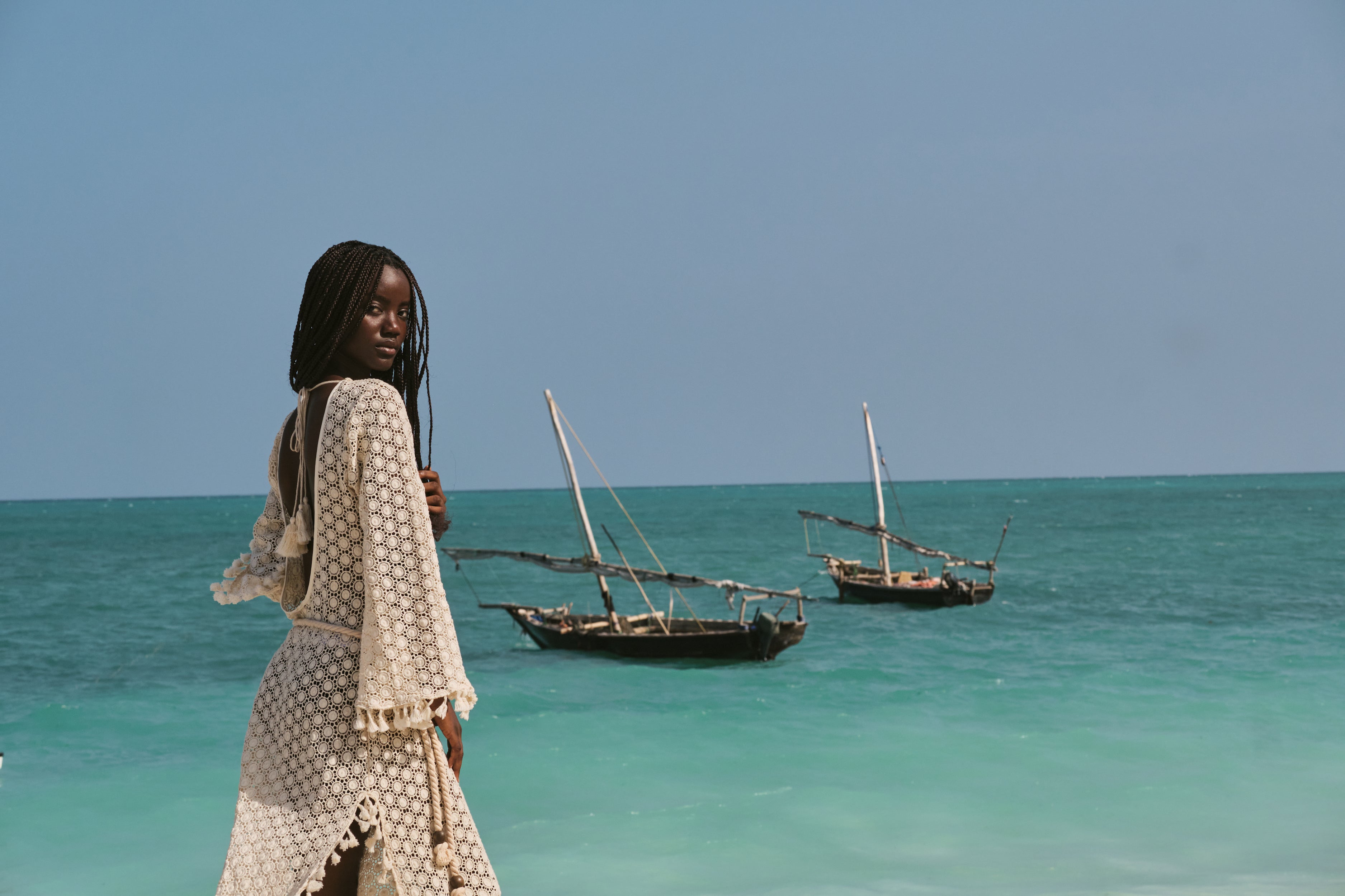 Island Tribe - Tara Kaftan in Zanzibar 