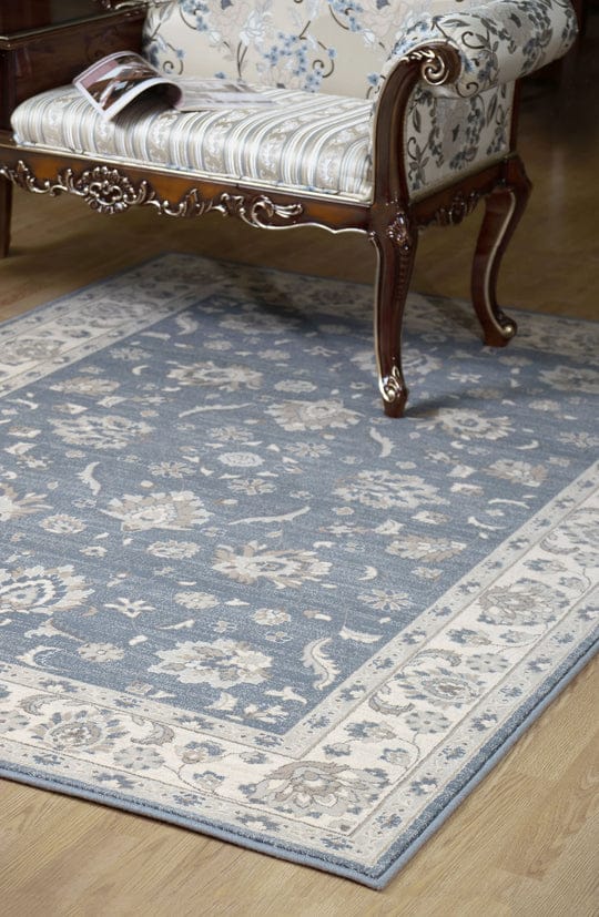 tapis persan bleu