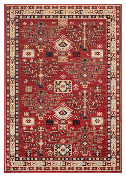 tapis oriental rouge