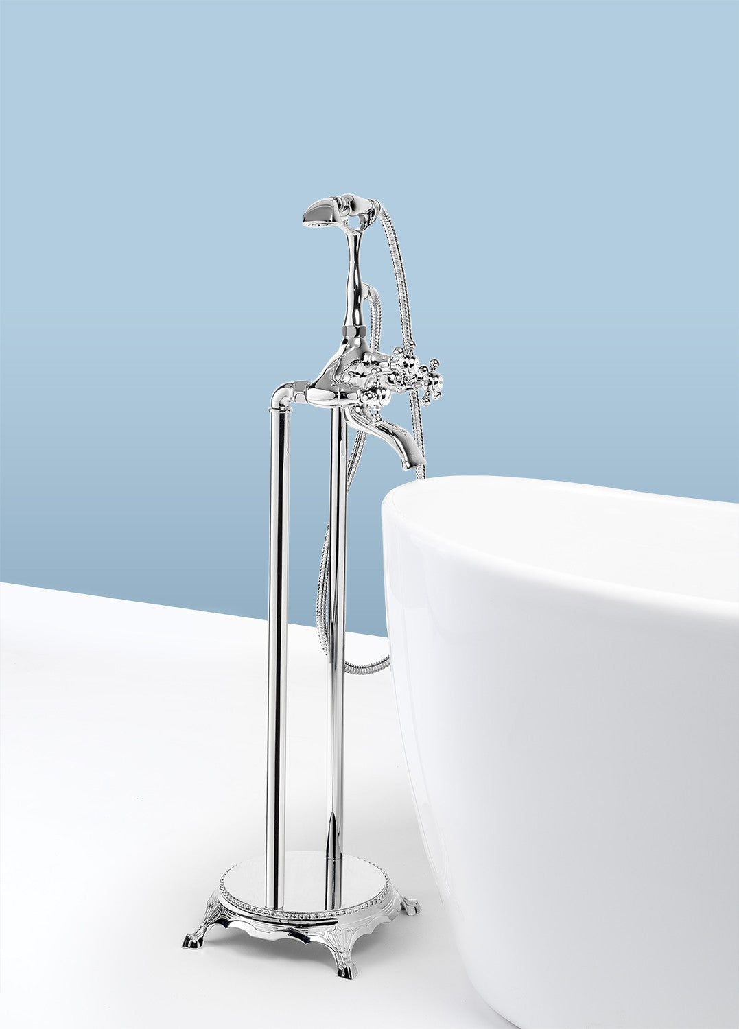 Akdy Atf0001 Freestanding Tub Filler Faucet