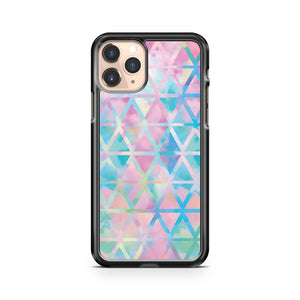 Pink pastel aztec pattern iphone case