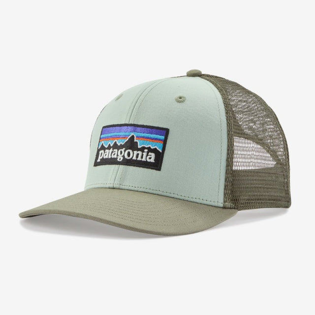 Patagonia Kids Trucker Hat Ridge Rise Stripe: Coho Coral