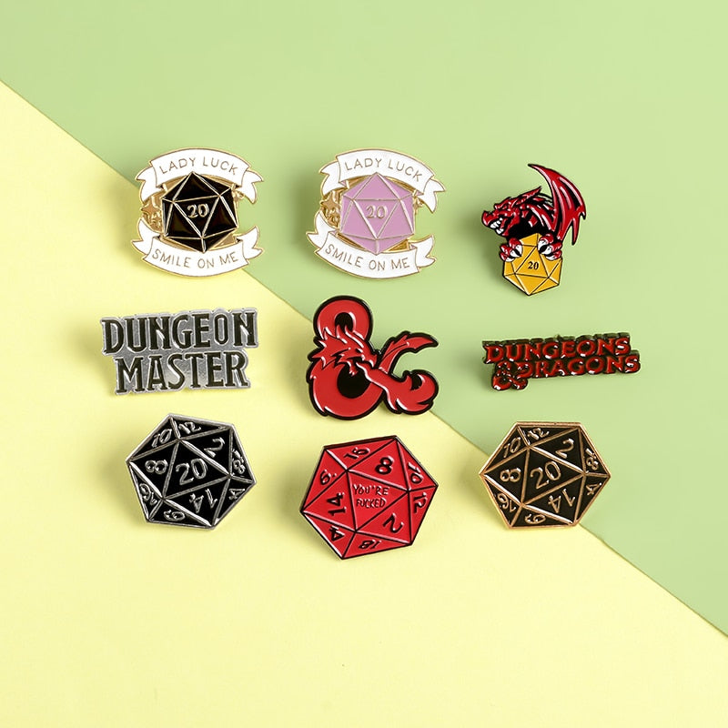 Dandd Enamel Pin Set Various Masters And Magic™ 