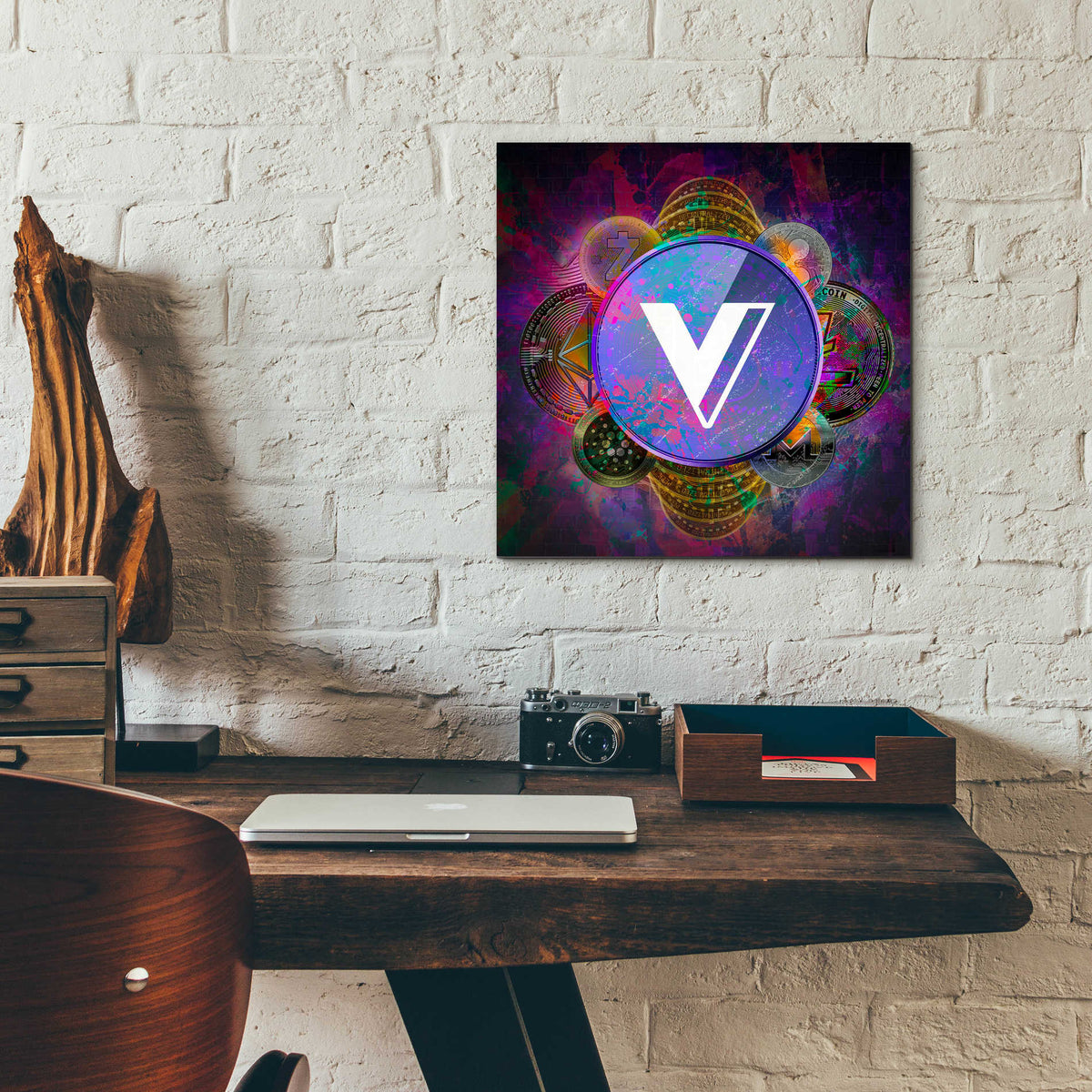 Epic Art 'VGX Voyager Crypto Pyramid,' Acrylic Wall Art ...