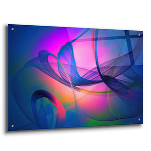 Epic Art 'Color In The Lines 31' by Irena Orlov, Acrylic Glass Wall Art,36x24