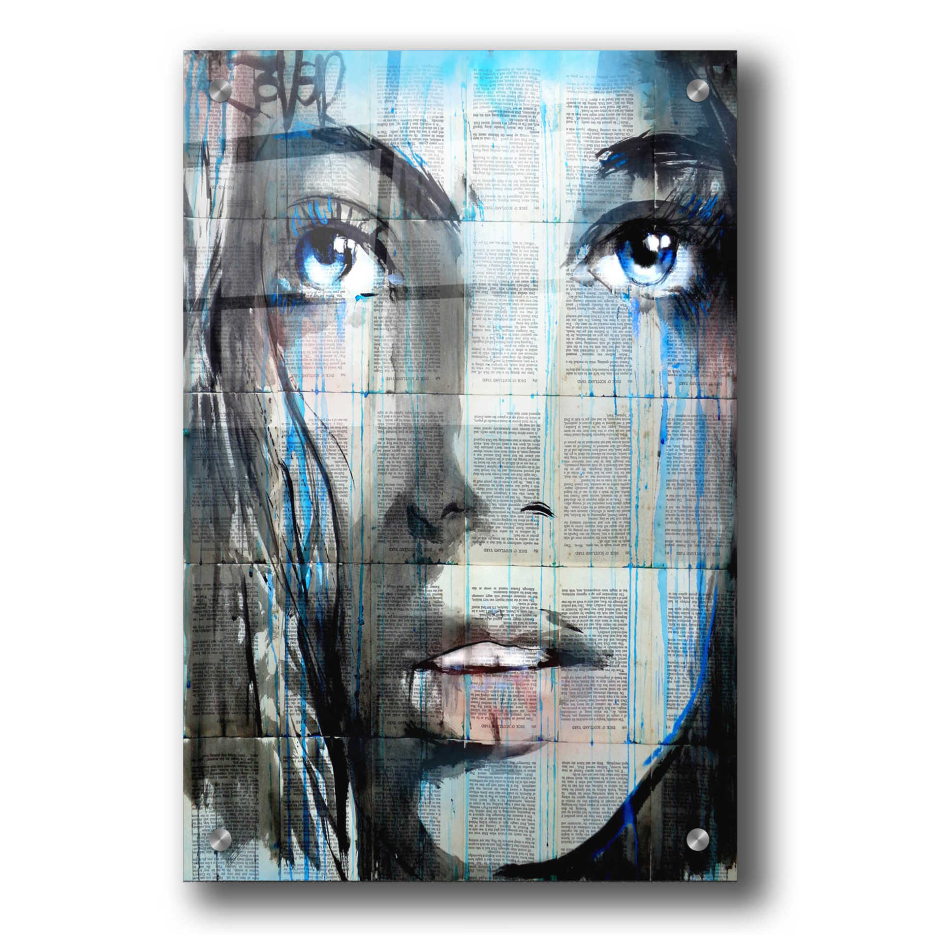 Epic Art 'Blue Sway' by Loui Jover, Acrylic Glass Wall Art - EpicArt.com