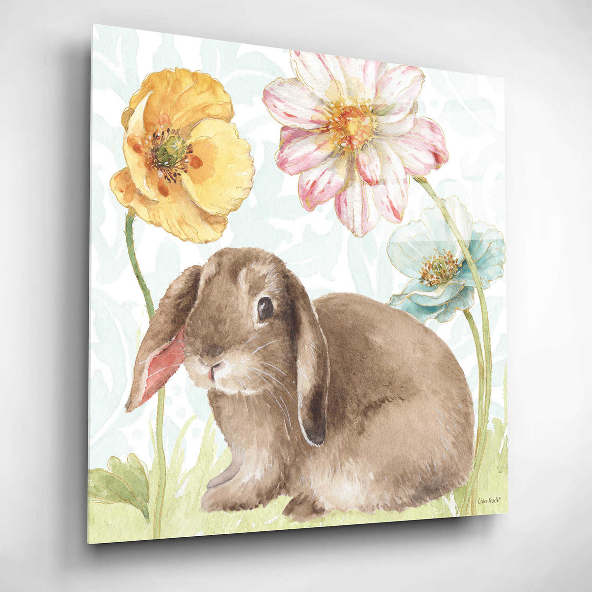 Epic Art 'Spring Softies Bunnies III' by Lisa Audit, Acrylic Glass Wall ...