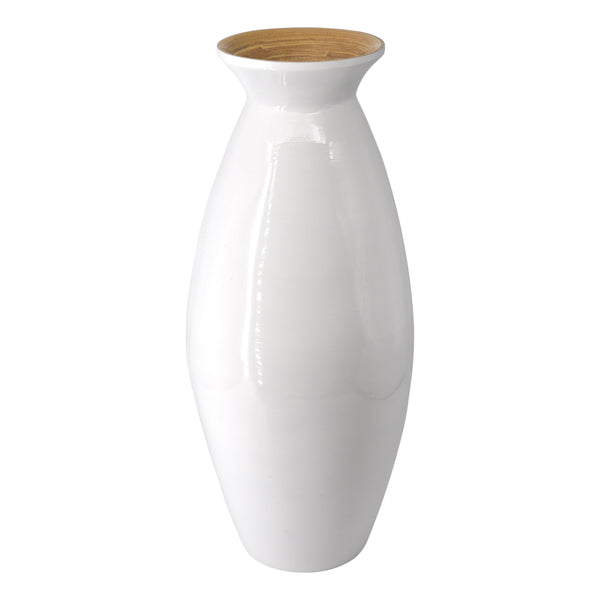 Small handmade rounded bamboo 20cm vase – Marissa's Garden & Gift