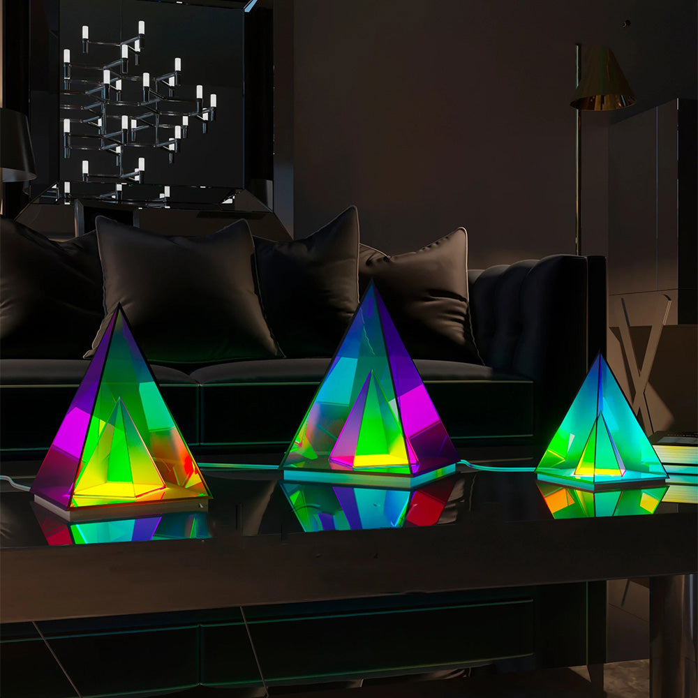 De kamer schoonmaken Jasje onderdelen Aurora Pyramidia | LED Table Lamp – Luminous Terrace