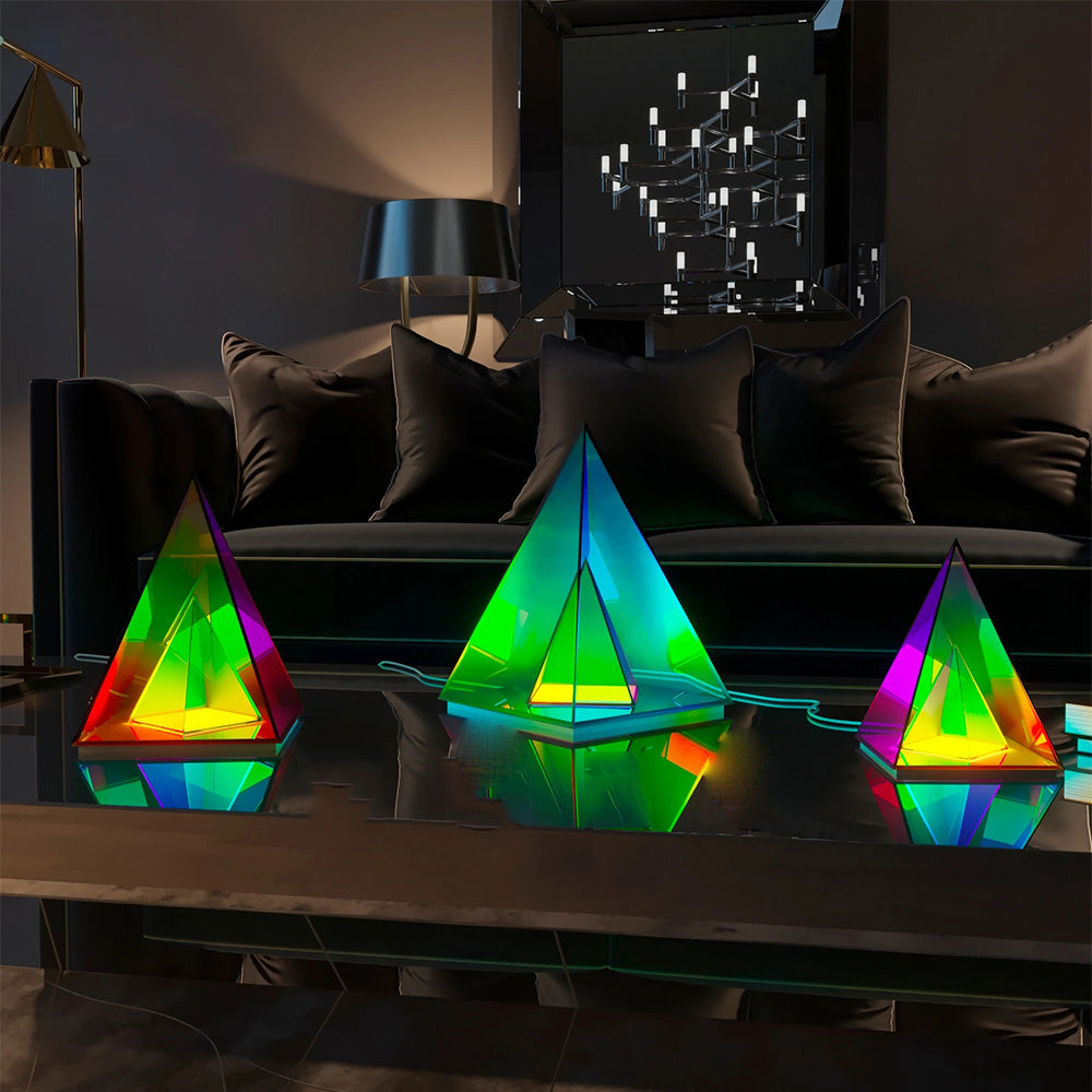 De kamer schoonmaken Jasje onderdelen Aurora Pyramidia | LED Table Lamp – Luminous Terrace