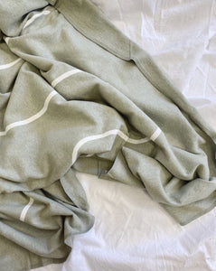 Seasong Throw Taninaka | Hemp Cotton Blend Fabric Throw | Hemp Blanket